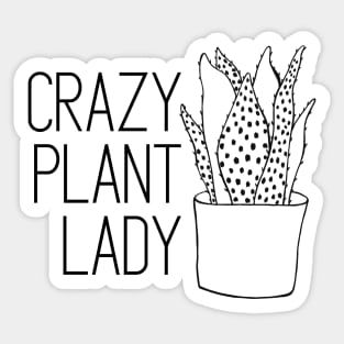 Crazy Plant Lady Sticker